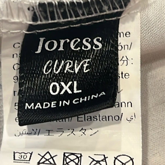 SHEIN Joress Curve Floral Embroidered Ruffled Sleeveless Top Swiss Dot Size 0XL - Picture 3 of 11